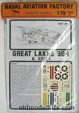 Esoteric 1/72 Great Lakes BG-1 & XB2G-1, NAF35 plastic model kit